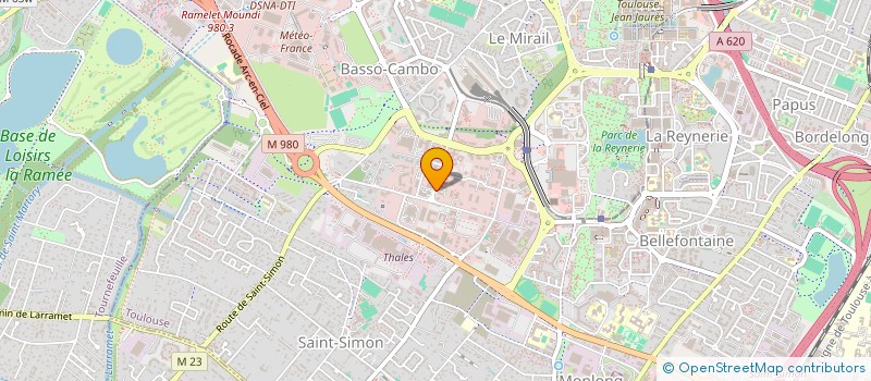 localisation de l'entreprise LES AEROSOCIES à TOULOUSE