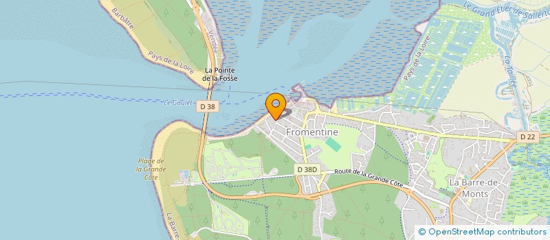 localisation de l'entreprise LES AFAME  LA BARRE-DE-MONTS