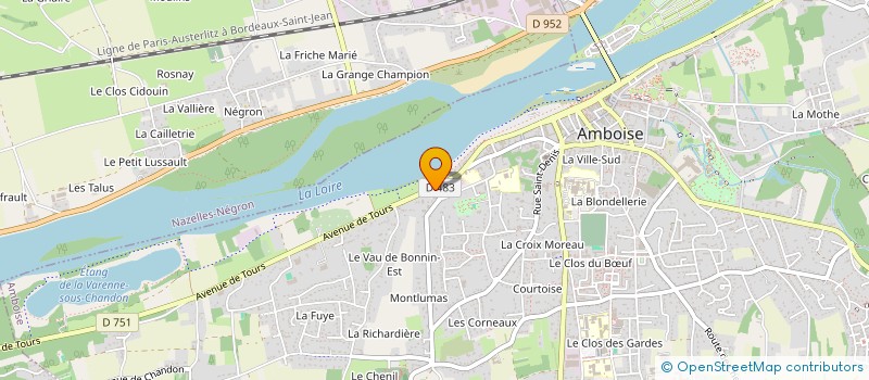 localisation de l'entreprise LES AFFAIRES AMBOISIENNES à AMBOISE