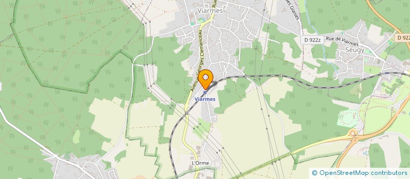 localisation de l'entreprise LES AFFAIRES DE VAIRAN  VIARMES