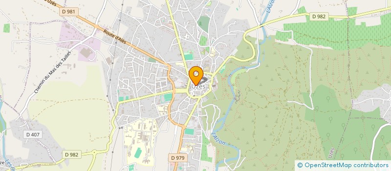 localisation de l'entreprise LES AFFAIRES ETRANGERES  UZES
