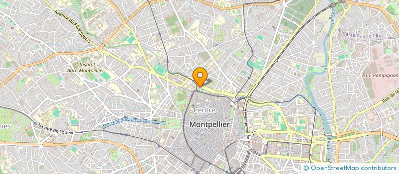 localisation de l'entreprise LES AFFICHES MZ à MONTPELLIER
