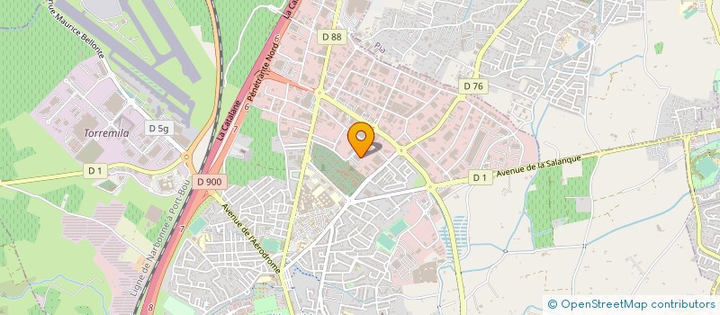 localisation de l'entreprise LES  AFFICHEURS DU SOLEIL  PERPIGNAN