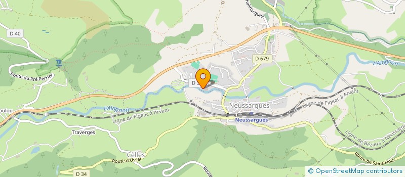 localisation de l'entreprise LES AFFINEURS DES VOLCANS à NEUSSARGUES EN PINATELLE