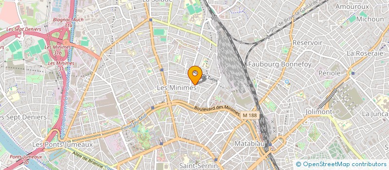 localisation de l'entreprise LES AFFRANCHIS à TOULOUSE