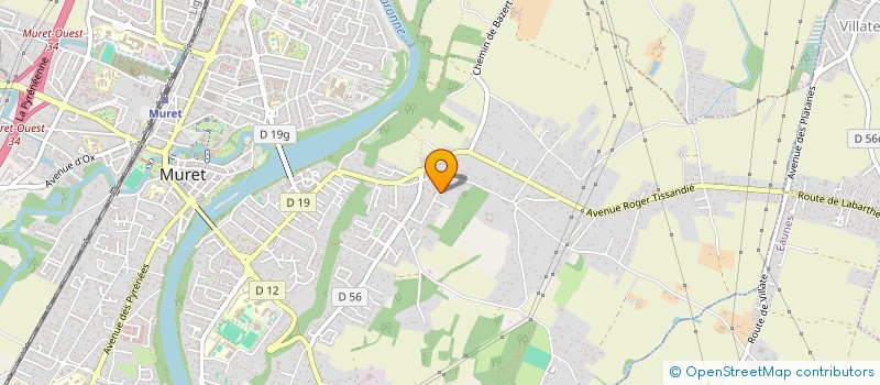 localisation de l'entreprise LES AFFRANCHIS  MURET