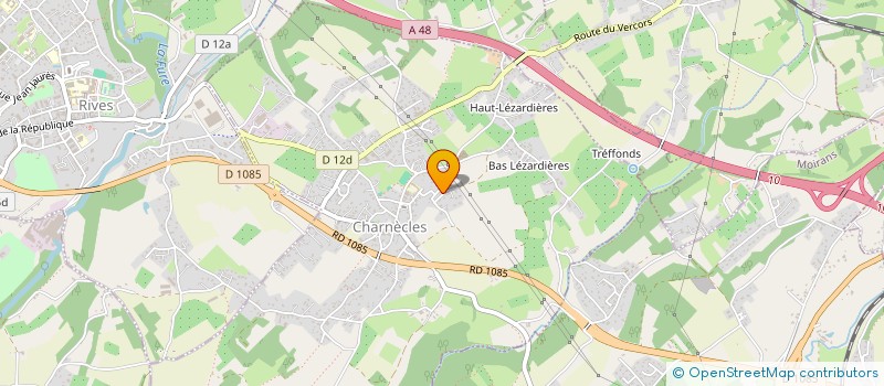 localisation de l'entreprise LES AGAPANTHES  CHARNECLES