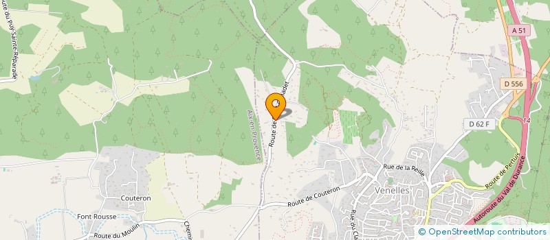 localisation de l'entreprise LES AGAPANTHES  VENELLES