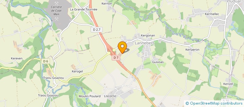 localisation de l'entreprise LES AGAPANTHES  LANNEBERT