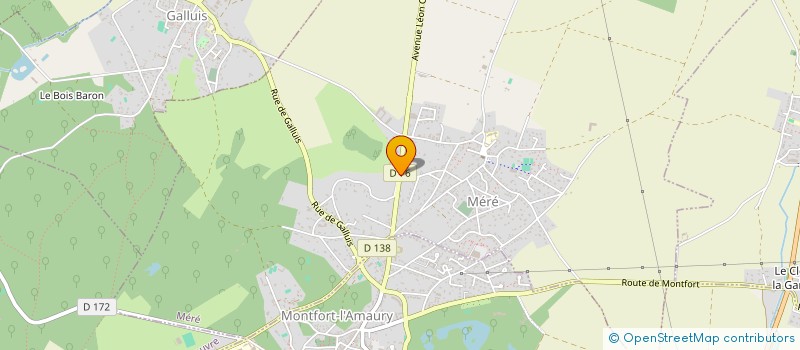 localisation de l'entreprise LES AGAPANTHES  MONTFORT-L'AMAURY