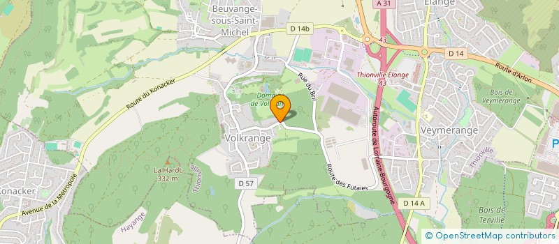 localisation de l'entreprise LES AGAPANTHES DU MAS PASCAL à THIONVILLE