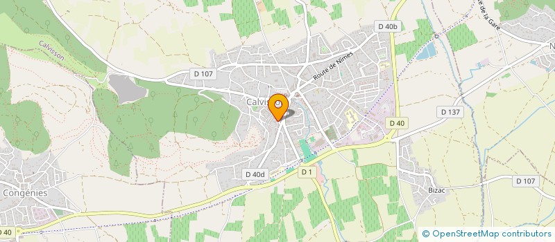 localisation de l'entreprise LES AGAPES DE THAI  CALVISSON