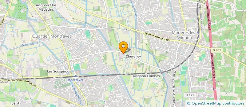 localisation de l'entreprise LES AGAPES FESTIVES  AVIGNON