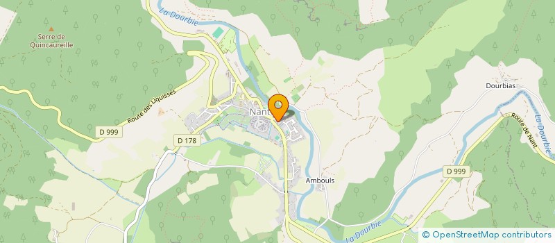 localisation de l'entreprise LES AGASTOUS  NANT