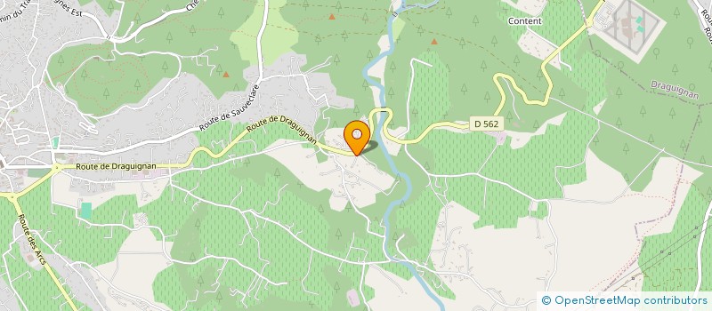 localisation de l'entreprise LES AGAVES  LORGUES