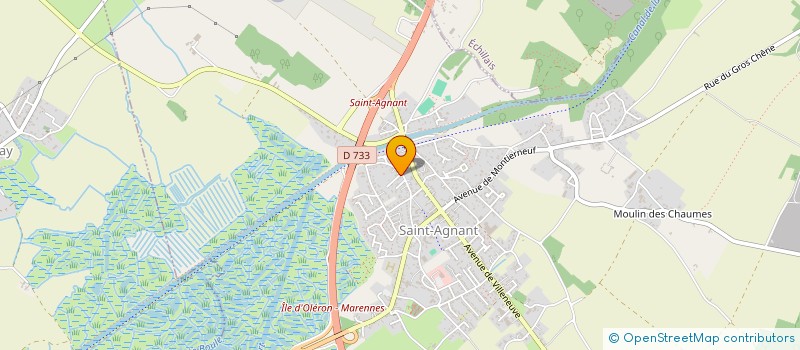 localisation de l'entreprise LES AGENCES DU MARTROU  SAINT-AGNANT