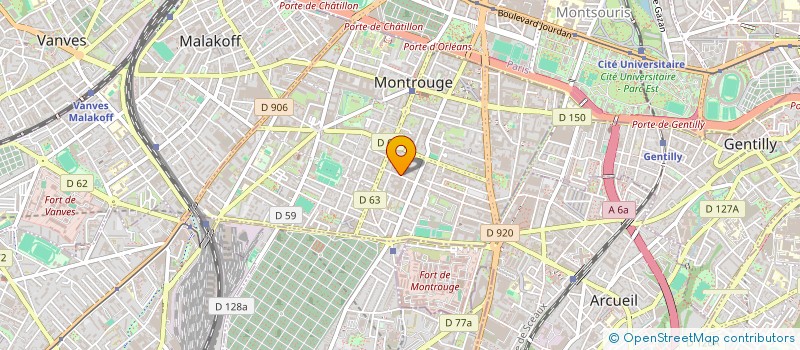 localisation de l'entreprise LES AGENTS DU DIAGNOSTIC  MONTROUGE