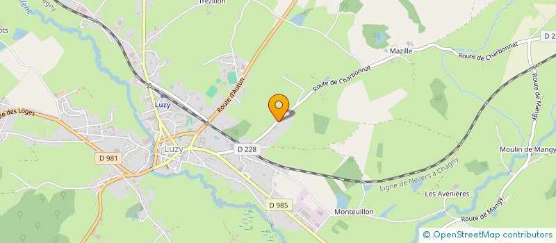 localisation de l'entreprise LES AGITATEURS à LUZY