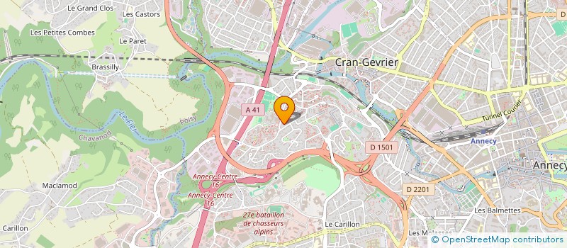 localisation de l'entreprise LES AGITATEURS DU LAC à ANNECY