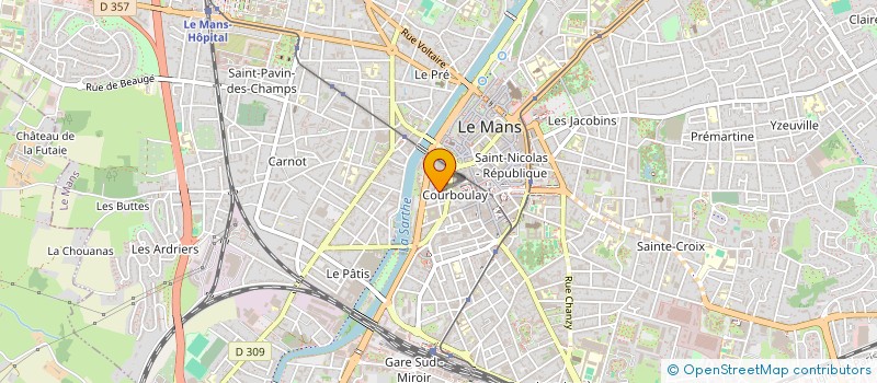 localisation de l'entreprise LES AGITES  LE MANS