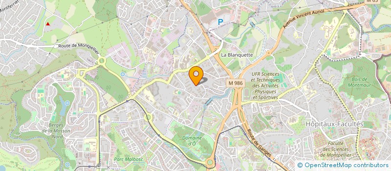 localisation de l'entreprise LES AGNEAUX à MONTPELLIER
