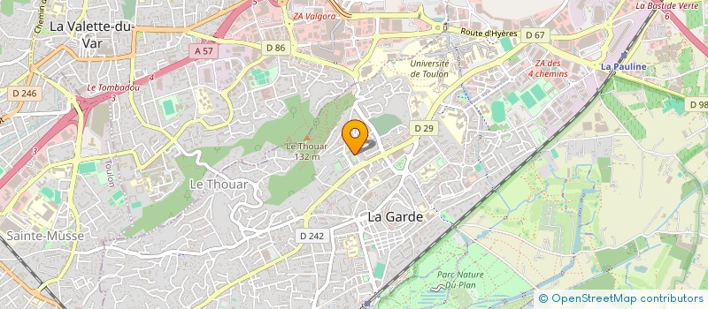 localisation de l'entreprise LES-AGORAS-83 à LA GARDE