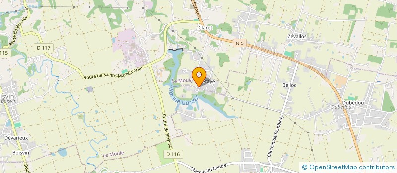 localisation de l'entreprise LES AGRICULTEURS DE LETAYE EN MOUVEMENT à LE MOULE