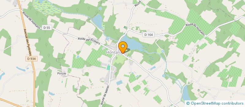 localisation de l'entreprise LES AGRUMES DE L'ARMAGNAC à HONTANX