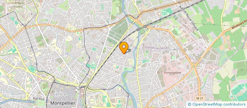 localisation de l'entreprise LES AIDANTS DE LA TABLE RONDE à MONTPELLIER