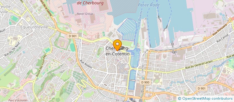 localisation de l'entreprise LES AIGLES D'OR DE CHERBOURG  CHERBOURG-EN-COTENTIN