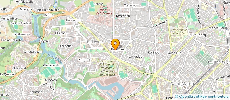 localisation de l'entreprise LES AIGLES DE BREST à BREST