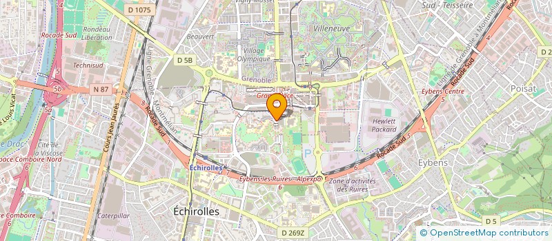 localisation de l'entreprise LES AIGLES SCI à ECHIROLLES