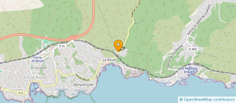 localisation de l'entreprise LES AIGLONS  CARRY-LE-ROUET