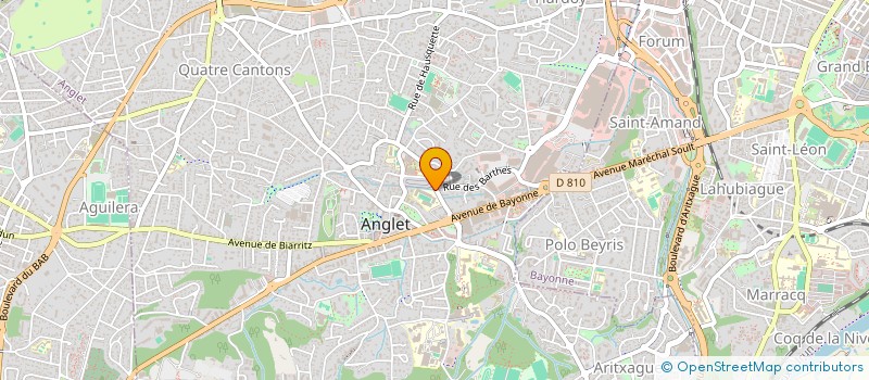 localisation de l'entreprise LES AIGLONS D'ENDARRA  ANGLET