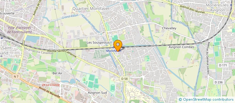 localisation de l'entreprise LES AIGLONS FLAG AVIGNON à AVIGNON