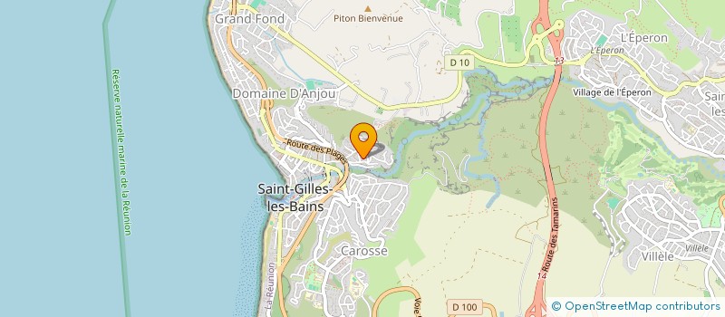 localisation de l'entreprise LES AIGRETTES à SAINT-PAUL