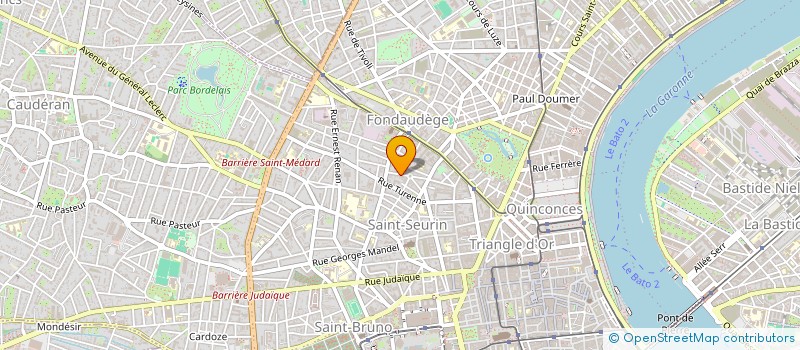 localisation de l'entreprise LES AIGRETTES  BORDEAUX