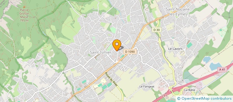 localisation de l'entreprise LES AIGRETTES à SAINT-ISMIER