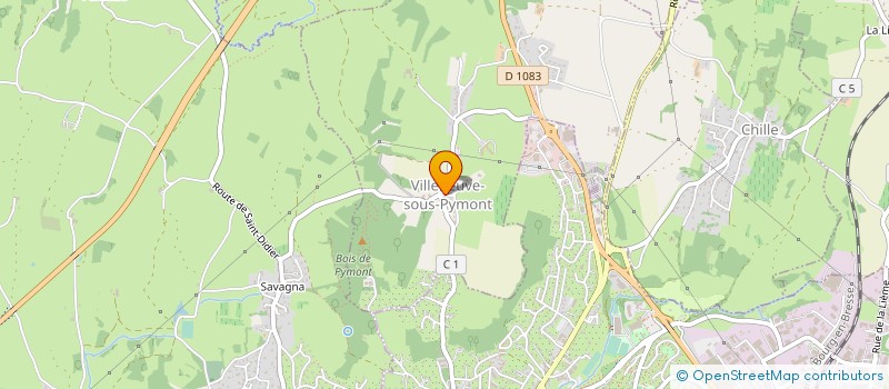 localisation de l'entreprise LES AIGUEMINES 2018  VILLENEUVE-SOUS-PYMONT