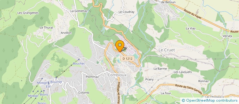 localisation de l'entreprise LES AIGUILLES  COMBLOUX