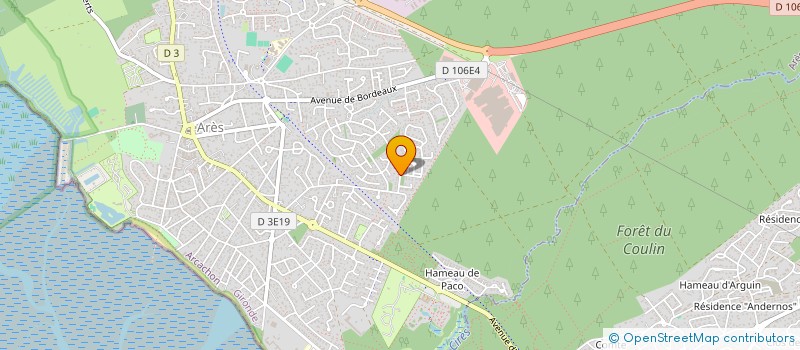 localisation de l'entreprise LES AIGUILLES ROUGES  ARES