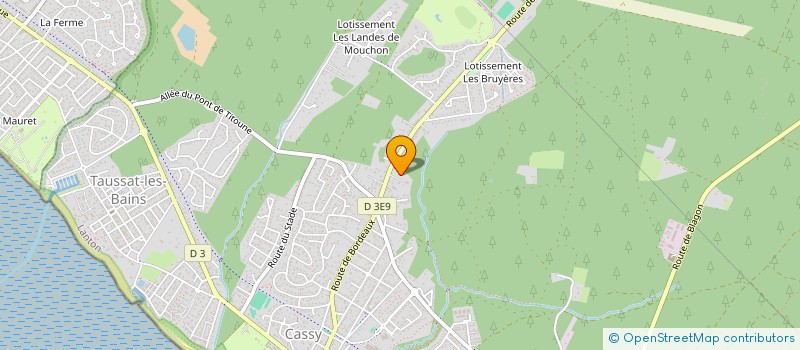 localisation de l'entreprise LES AIGUILLES VERTES  LANTON