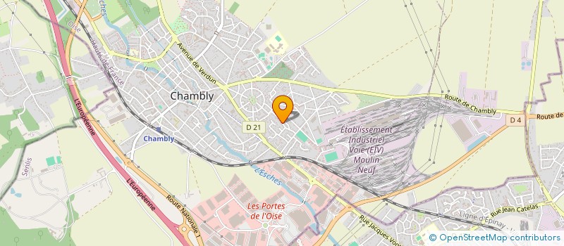 localisation de l'entreprise LES AIGUILLEUSES DU DESERT  CHAMBLY