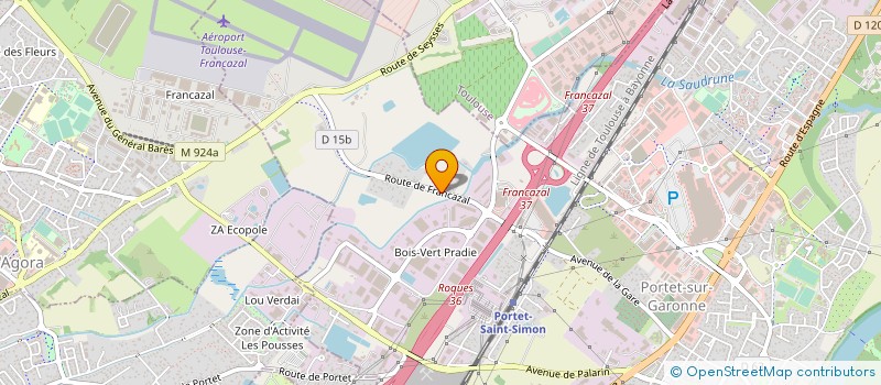 localisation de l'entreprise LES AIGUIS CHAILLOT  PORTET-SUR-GARONNE