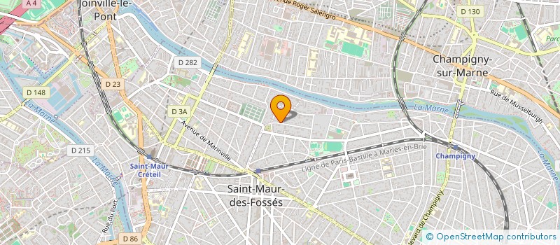 localisation de l'entreprise LES AILANTES à SAINT-MAUR-DES-FOSSES