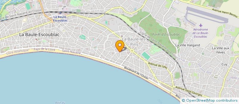 localisation de l'entreprise LES AILES 26 à LA BAULE-ESCOUBLAC