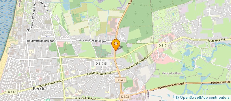 localisation de l'entreprise LES AILES BERCKOISES à BERCK