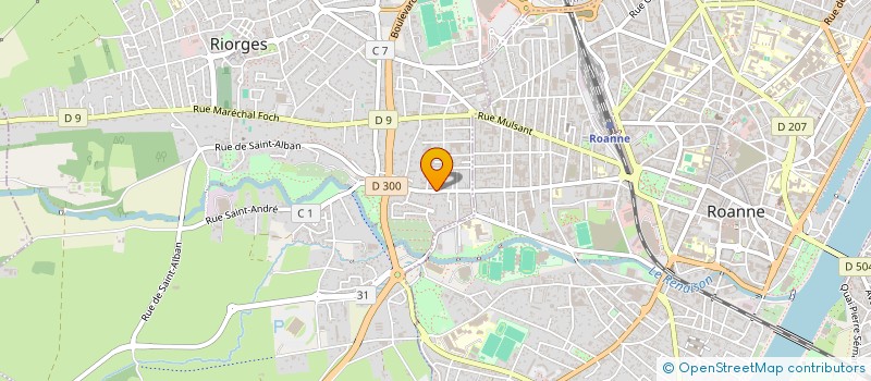 localisation de l'entreprise LES AILES BLANCHES à RIORGES