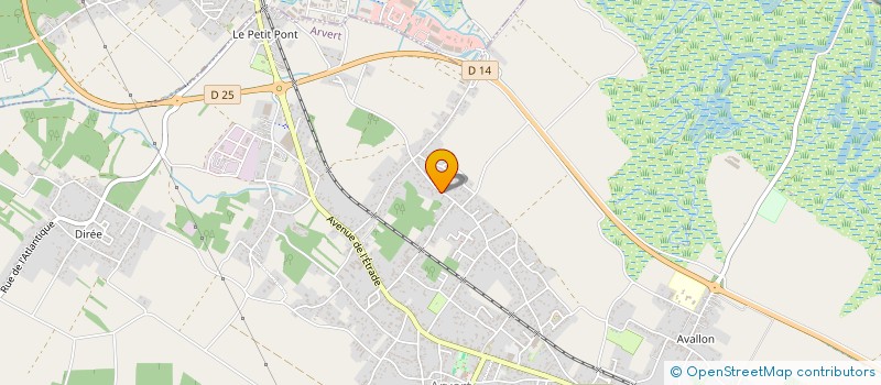 localisation de l'entreprise LES AILES BLEUES  ARVERT