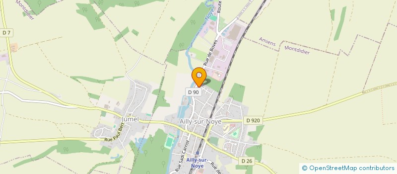 localisation de l'entreprise LES AILES D'AILLY-SUR-NOYE  AILLY-SUR-NOYE